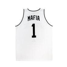 Load image into Gallery viewer, SHORELINE MAFIA MESH BASKETBALL JERSEY: WHITE
