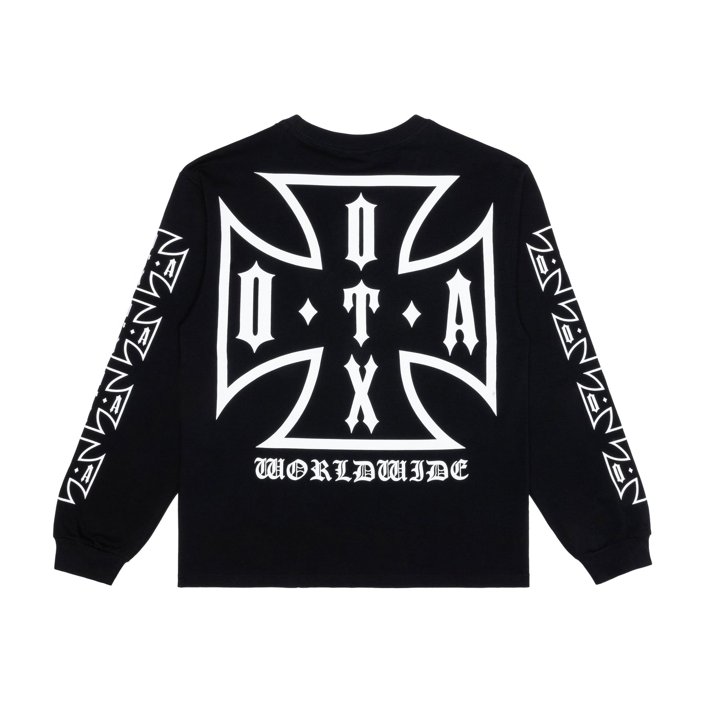 CHOPPA LONG SLEEVE TEE: BLACK