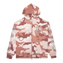 Load image into Gallery viewer, CHOPPA ZIP UP HOODIE: DESERT CAMO