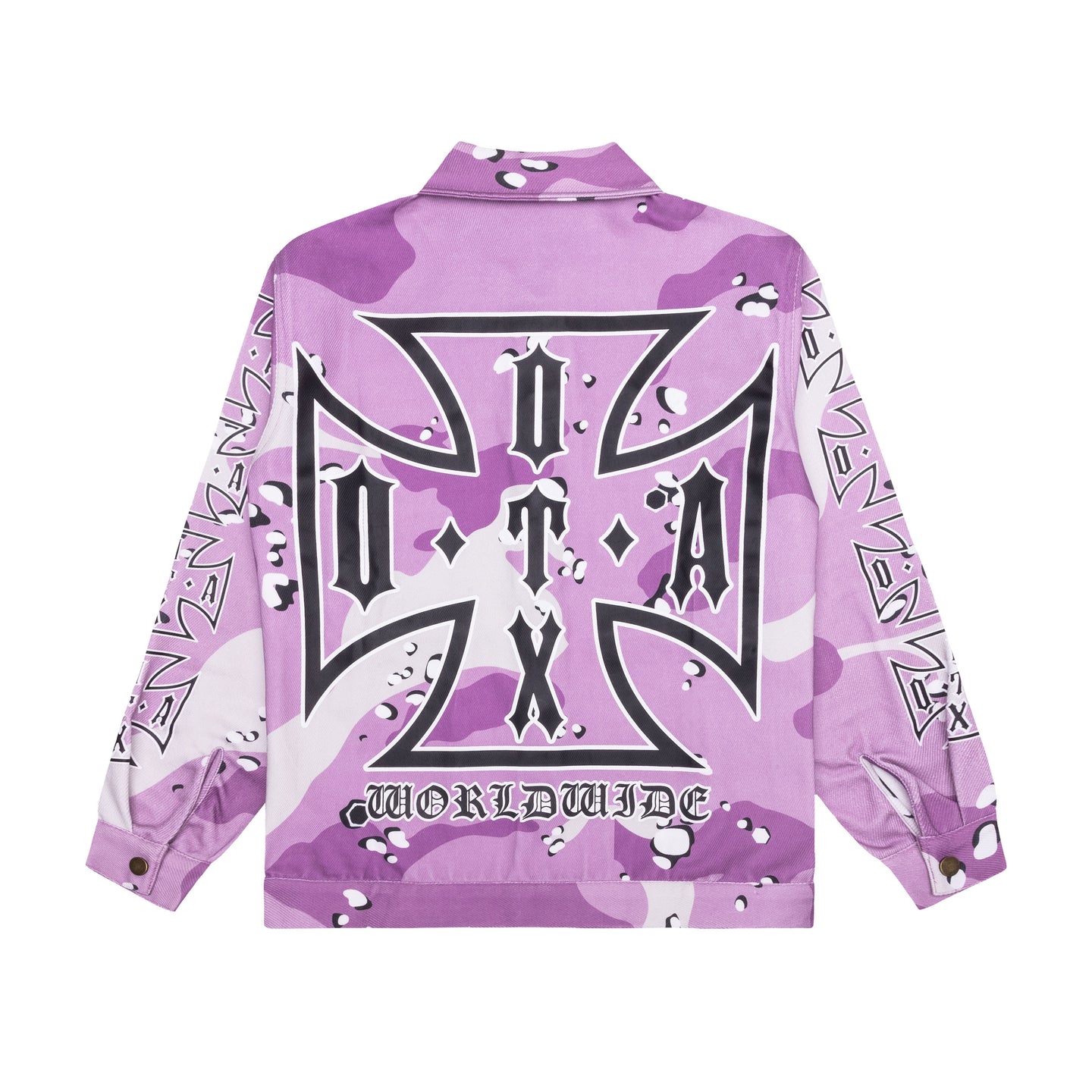CHOPPA COACH JACKET: PURPLE CAMO