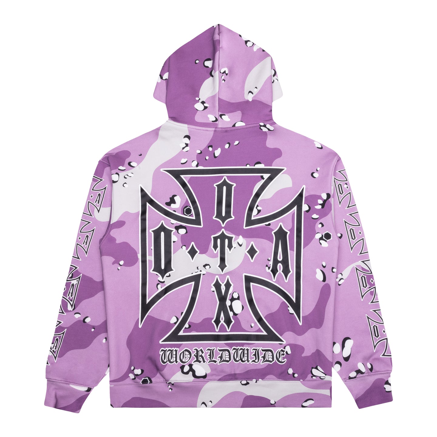 CHOPPA ZIP UP HOODIE: PURPLE CAMO