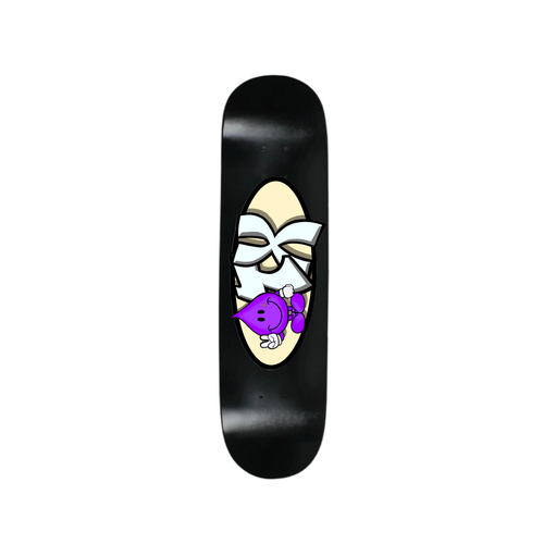 GEEZY INDUSTREETZ SKATEBOARD DECK: BLACK