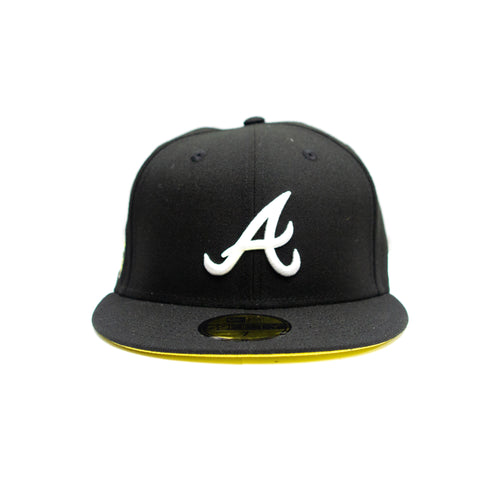 NEW ERA ATLANTA COLLEGE CAP: BLACK/YELLOW