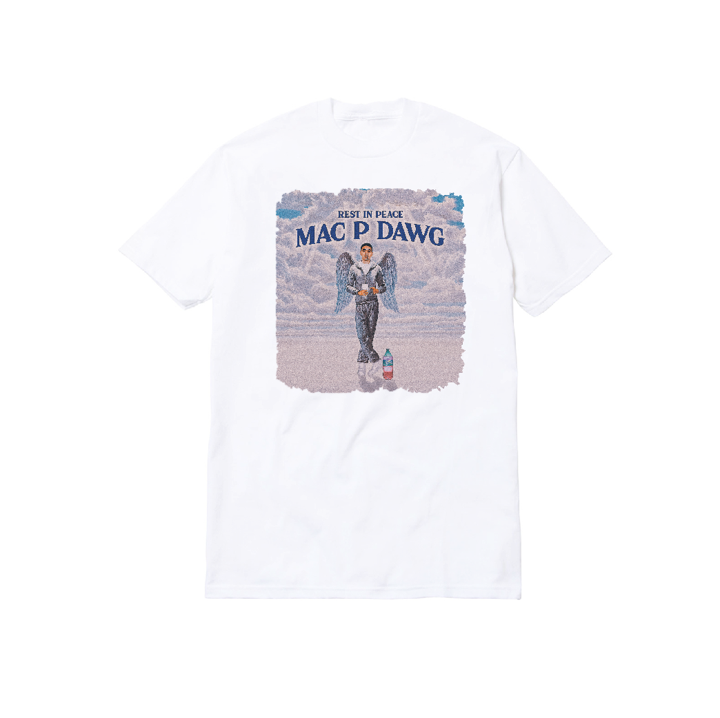 MAC P ANGEL TEE: WHITE