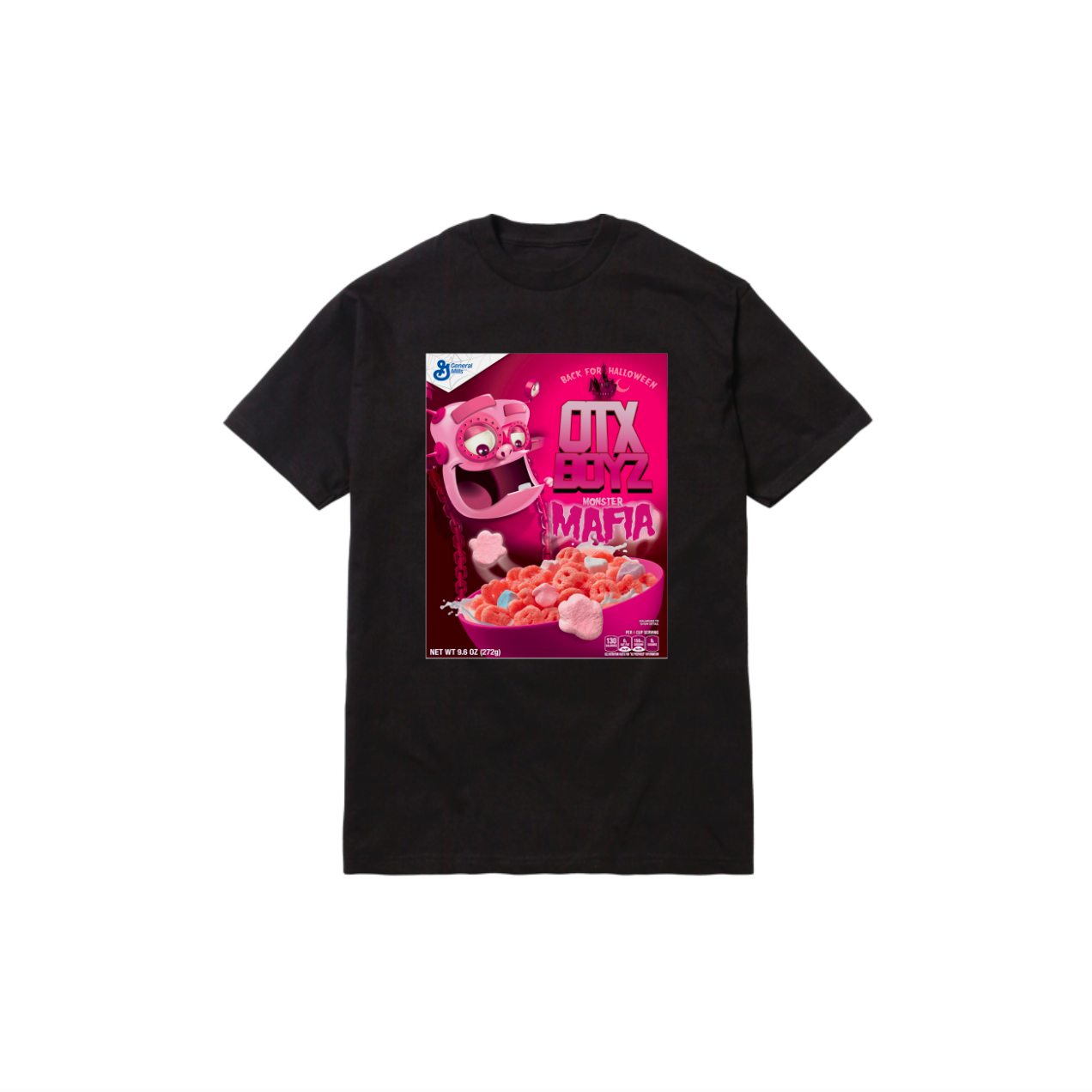 MINI FRANKY CEREAL TODDLER TEE: BLACK