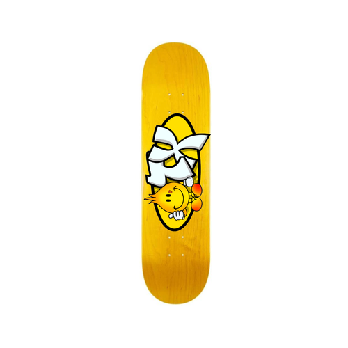 GEEZY INDUSTREETZ SKATEBOARD DECK: YELLOW