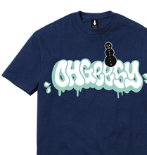 Load image into Gallery viewer, THROWIE LOGO TEE NAVY MINT